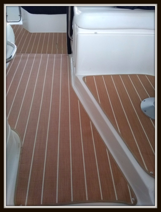 Vinyl Boat Flooring | Snap-In Marine Weave